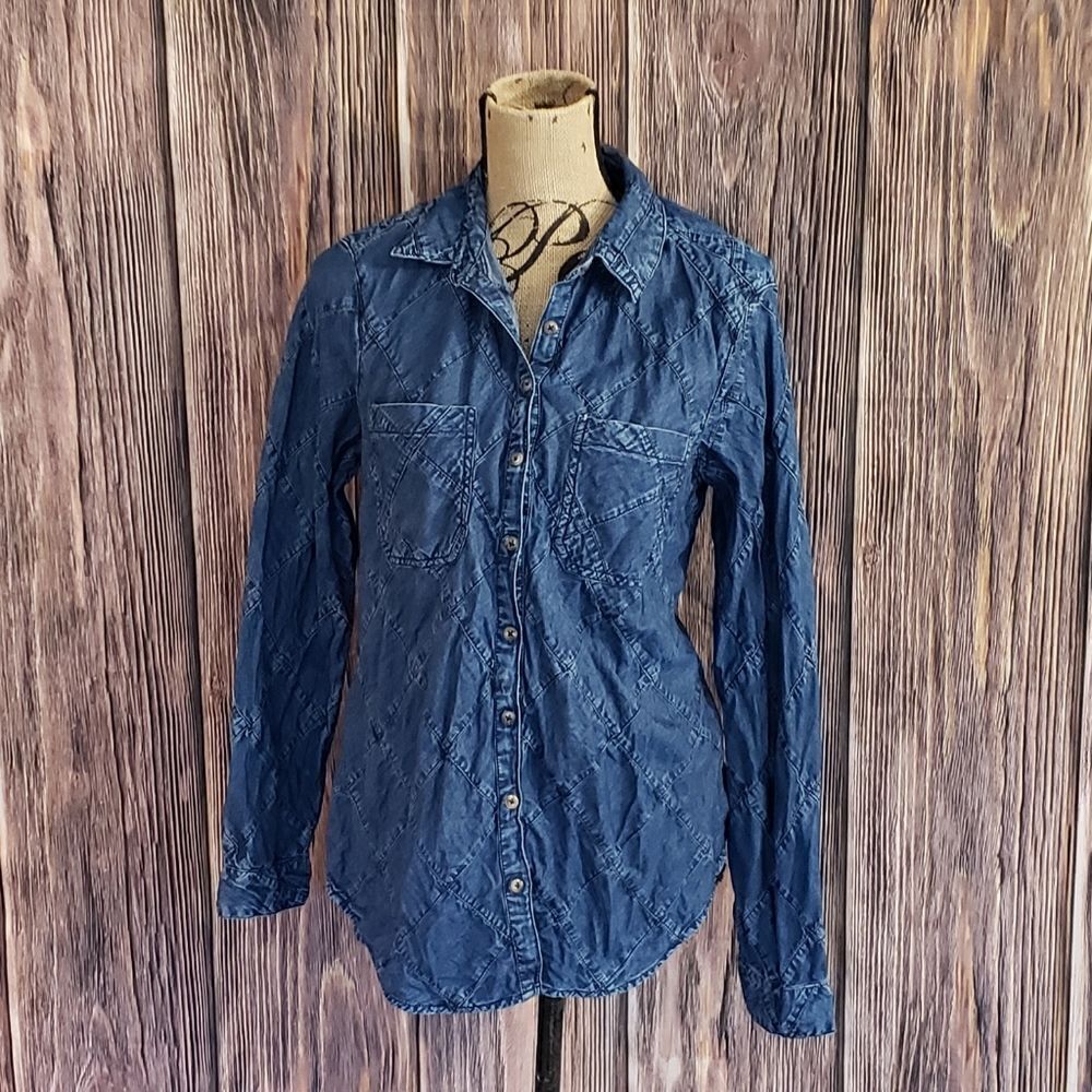 Pilcro and the Letter Press Button Down Shirt
